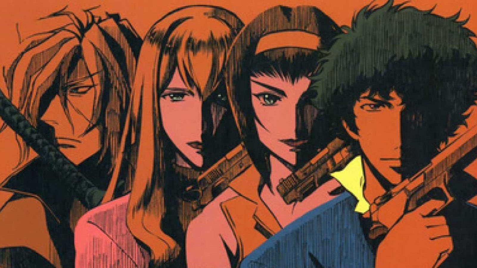 Cowboy Bebop (Japanese: ?????????, Hepburn: Kaub?i Bibappu) is a Japanese science fiction anime television series animated by Sunrise and created by a...